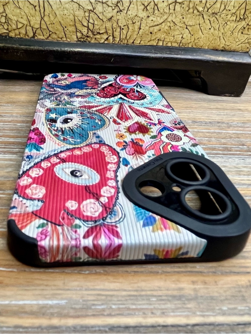 Evil Eye Heart Phone Case/Cover for iPhone 16 Plus Colorful Textured - Picture 4 of 6